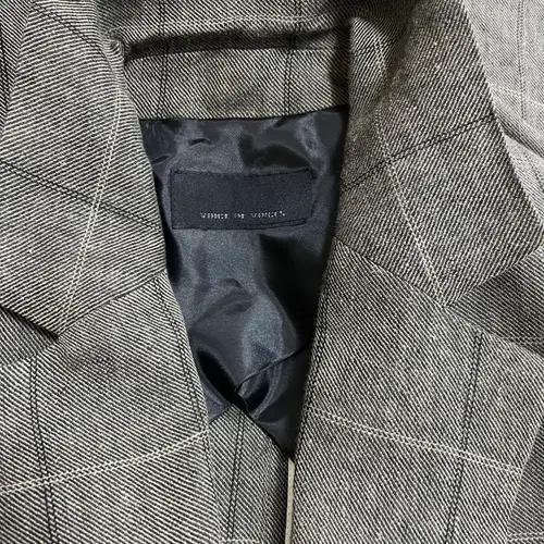 보브 여성 체크 린넨자켓 55 8