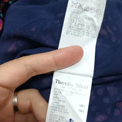 써스데이아일랜드 여성 플라워미니원피스 M사이즈 11