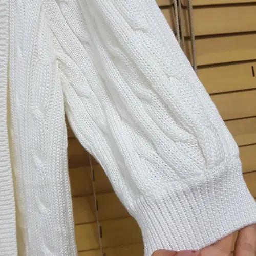 수입)새상품폴로랄프로렌코튼 우먼 8부숄칼라니트XL 10