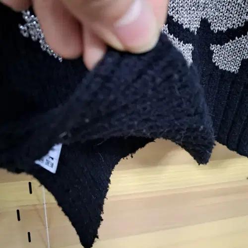 수입)자라 블럑모티브가디건L 8