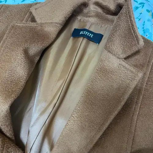 블루페페 여성 브라운 모 100 롱코트 S(55) 6