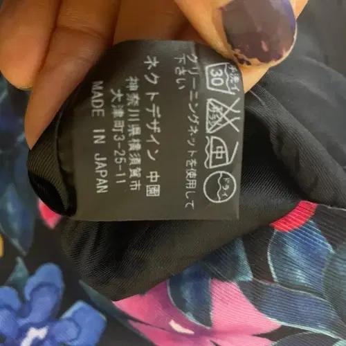 수입) chono 플라워패턴 미니스커트38 9