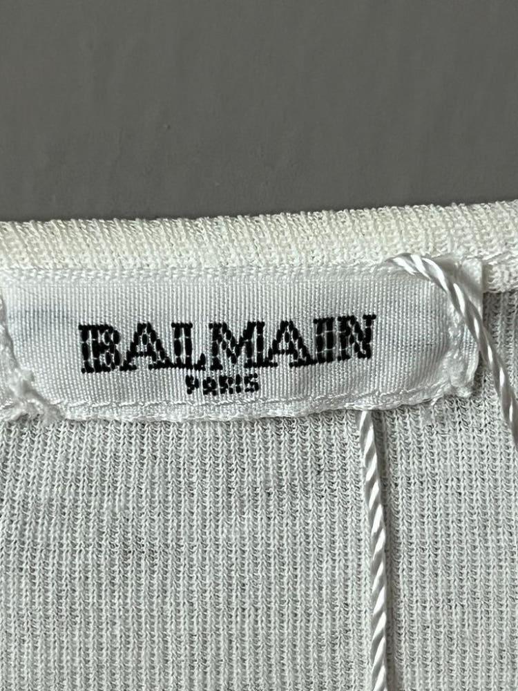 A3409 [BALMAIN] 발망 반팔 티 L 5