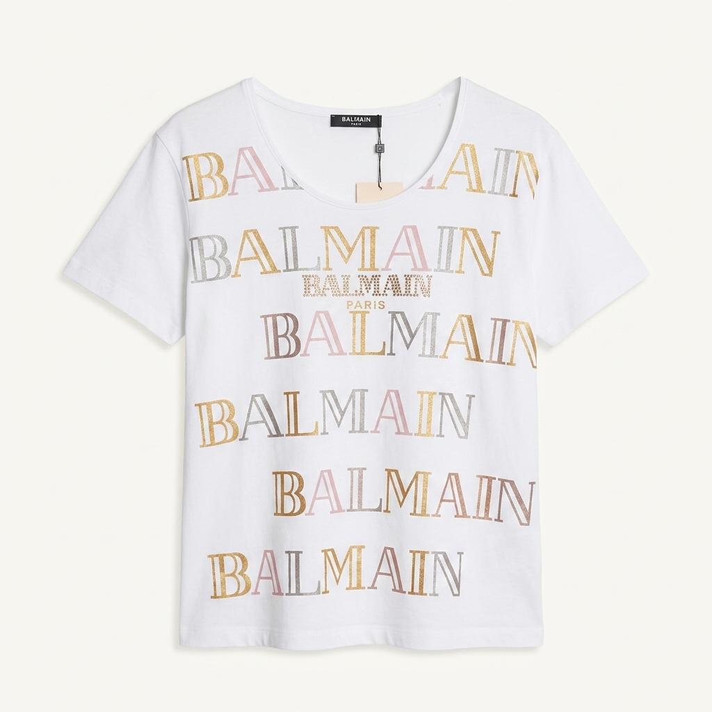 A3409 [BALMAIN] 발망 반팔 티 L 1