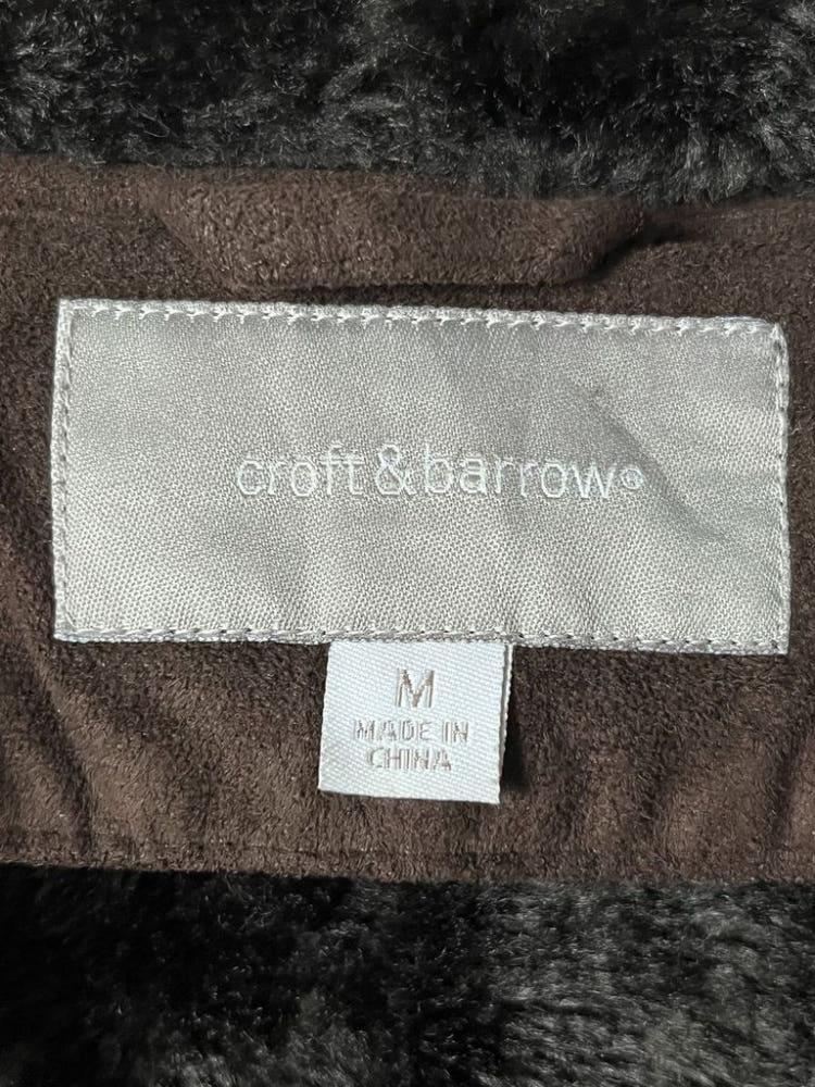 A3378 [CROFT&BARROW] USA스웨이드자켓 M 5