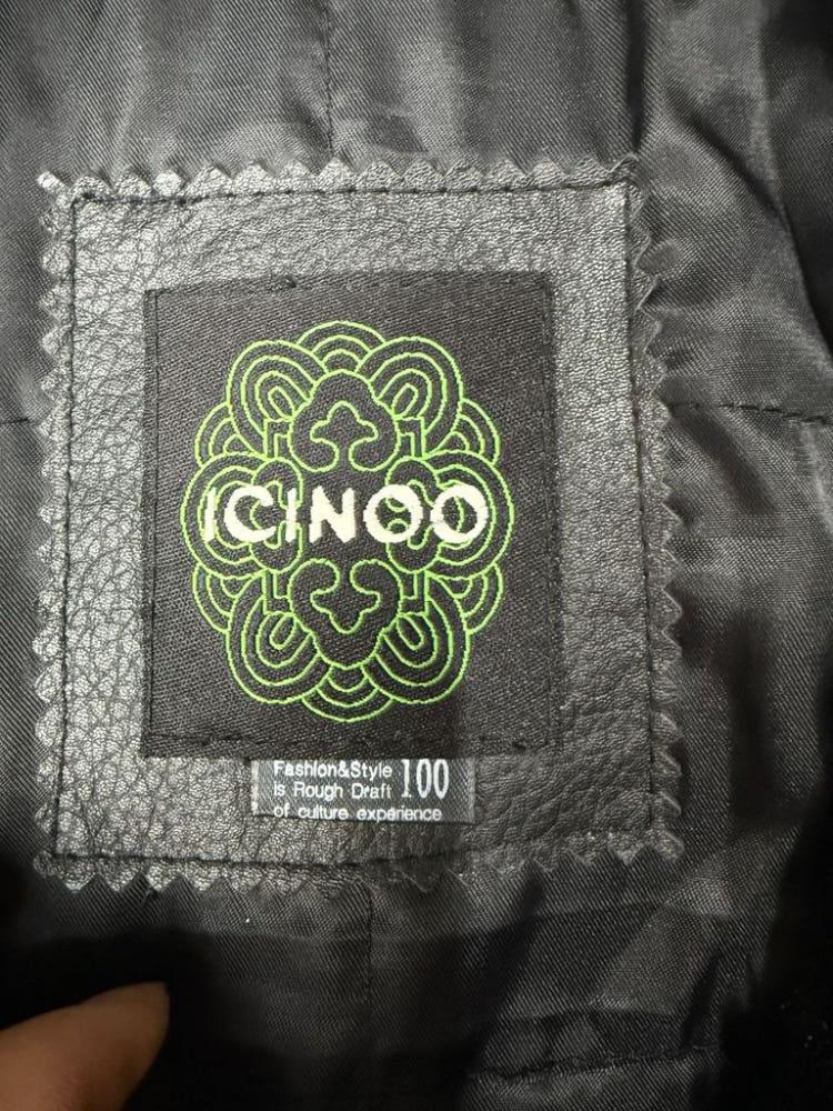 A3173 [ICINOO] 가죽 배색 자켓 100 7