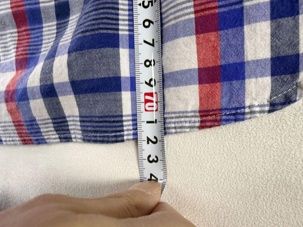 A2924 폴로 반팔 체크 셔츠 XL 6