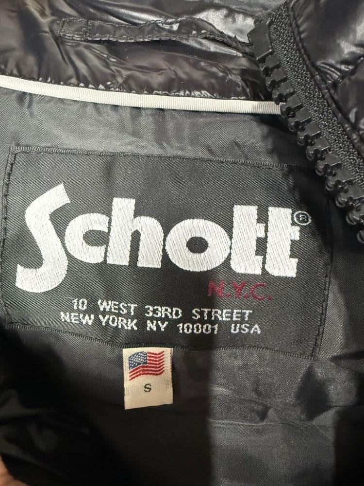 A2879 [SCHOTT] 쇼트 패딩 조끼 S 6