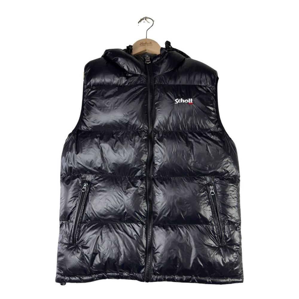 A2879 [SCHOTT] 쇼트 패딩 조끼 S 3