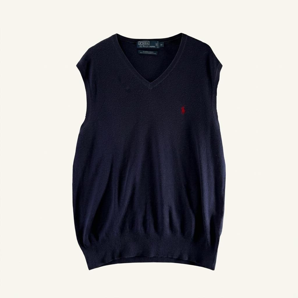 A2452 폴로 니트 조끼 [ SIZE 1