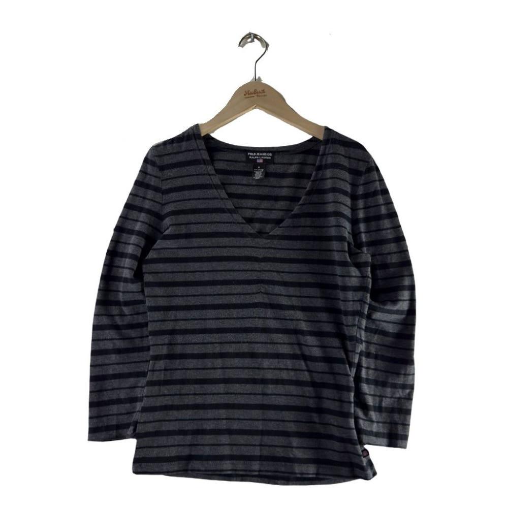 A2422 폴로 진스 V넥 긴팔 티 [ SIZE 3