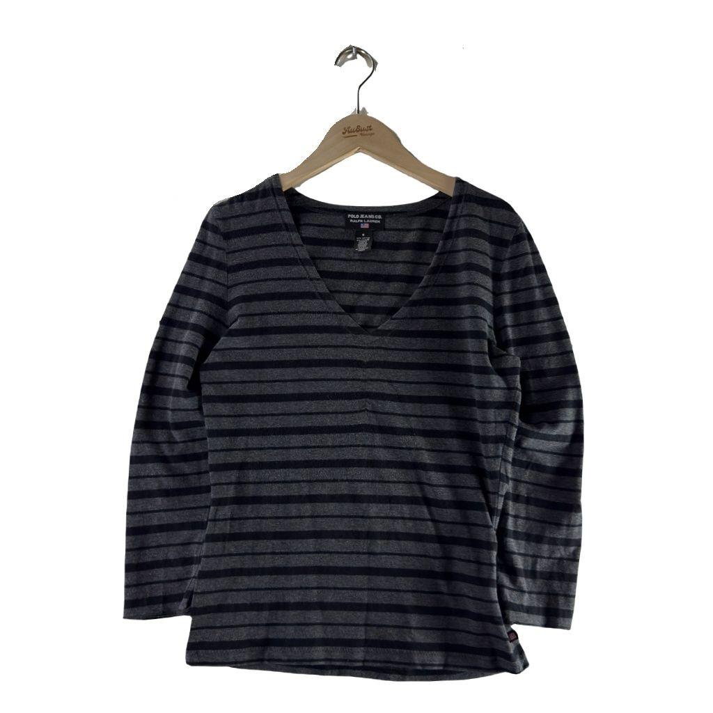 A2422 폴로 진스 V넥 긴팔 티 [ SIZE 2