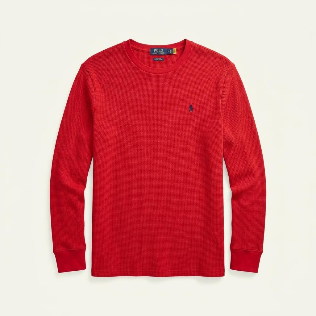 A2101  폴로 와플 긴팔 티 [ SIZE 1