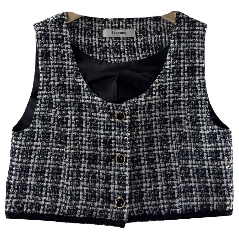 A2070  새상품 에잇세컨즈 크롭 조끼 [ SIZE 3