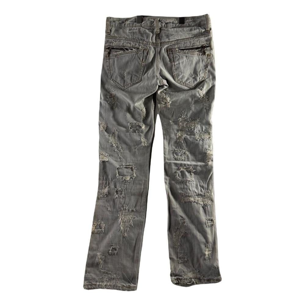 A2031 스티어 블루 데미지 데님 [ SIZE 4
