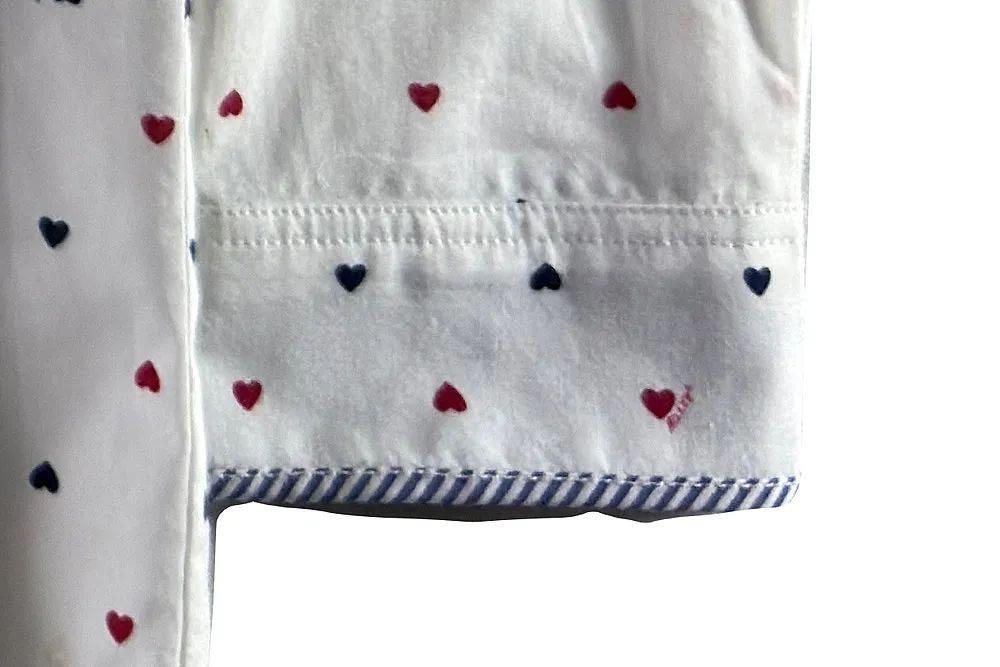 A1785 [ HAZZYS ] 헤지스 하트 패턴 셔츠 [ SIZE 5