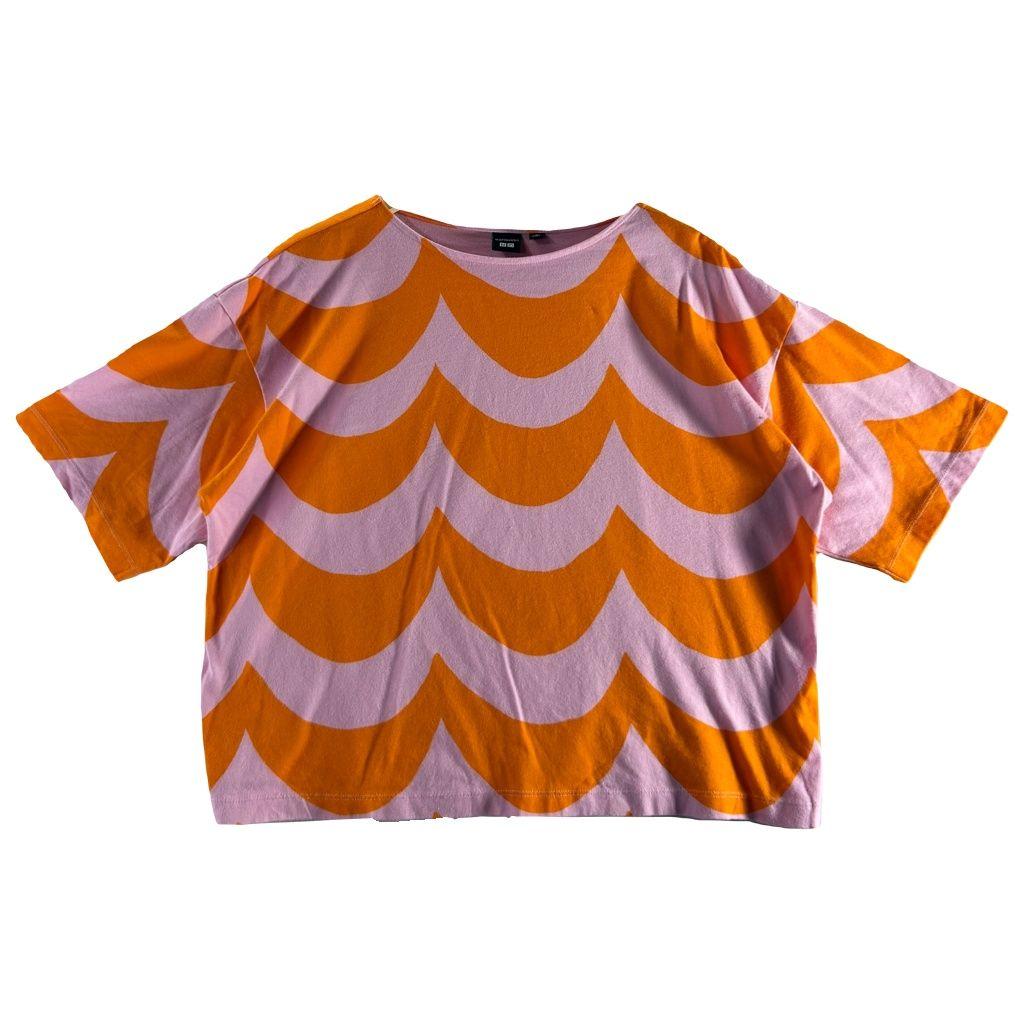 A1729 마리메꼬x유니클로 크롭 티 [ SIZE 2