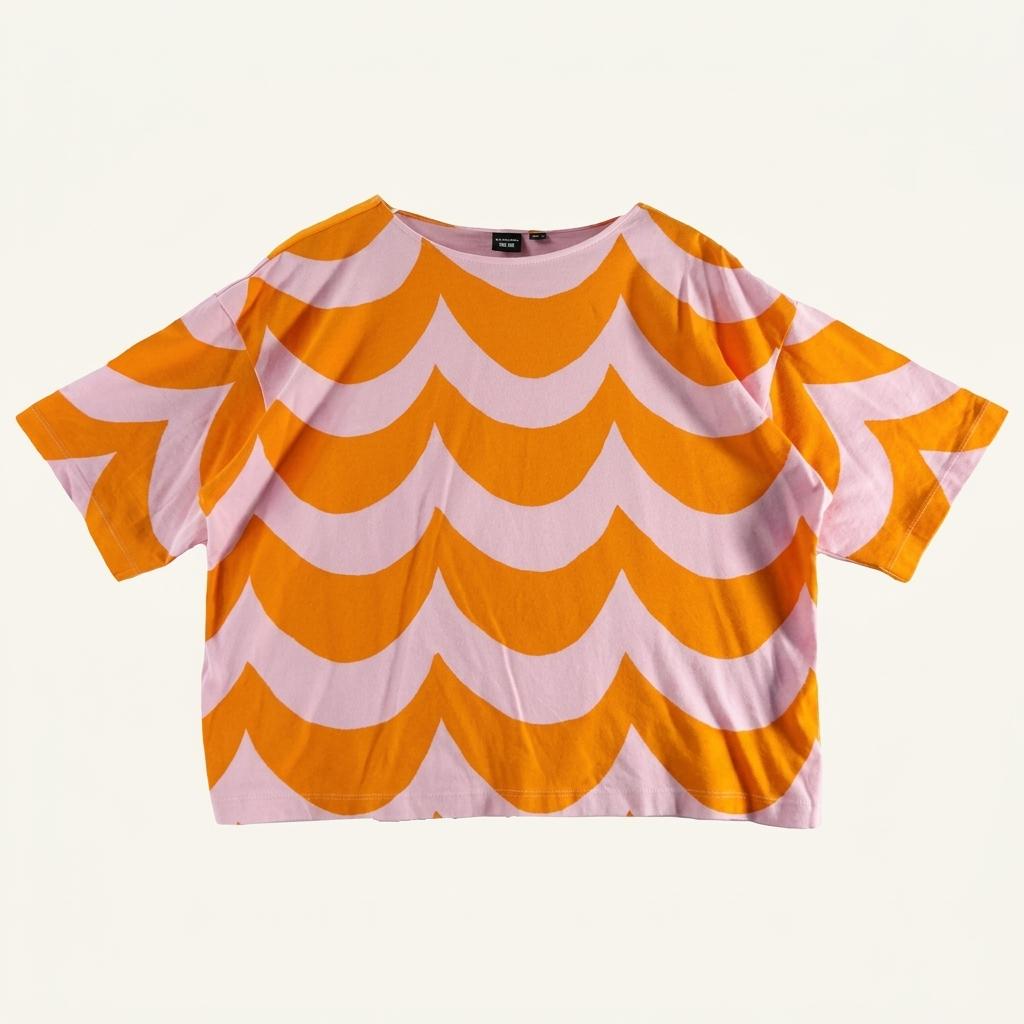 A1729 마리메꼬x유니클로 크롭 티 [ SIZE 1