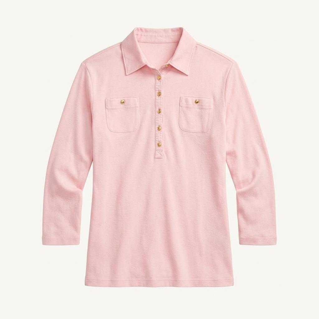 A1563 [ RALPH LAUREN ] 폴로 7부 카라티 [ SIZE 1
