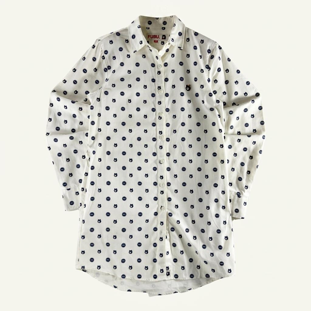 A1543 [ FUBU ] 후부 패턴 셔츠 [ SIZE 1