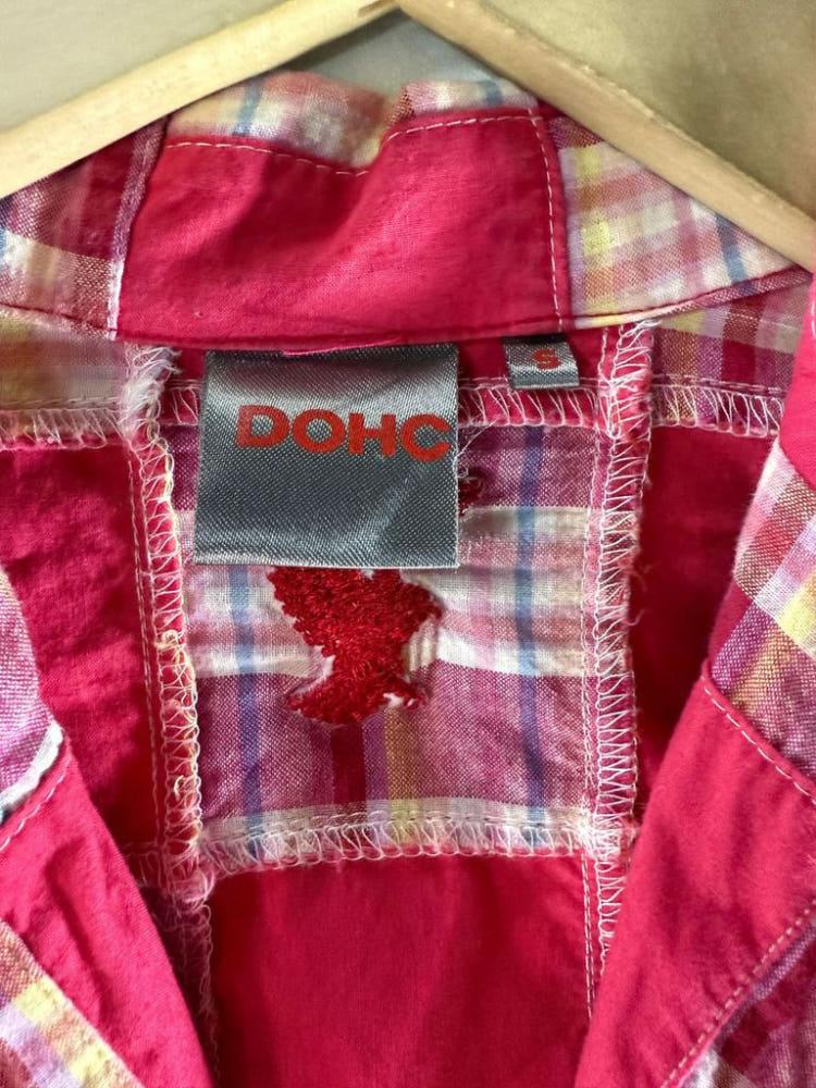 A1520 [ DOHC ] 패치 워크 크롭 셔츠 [ SIZE 6