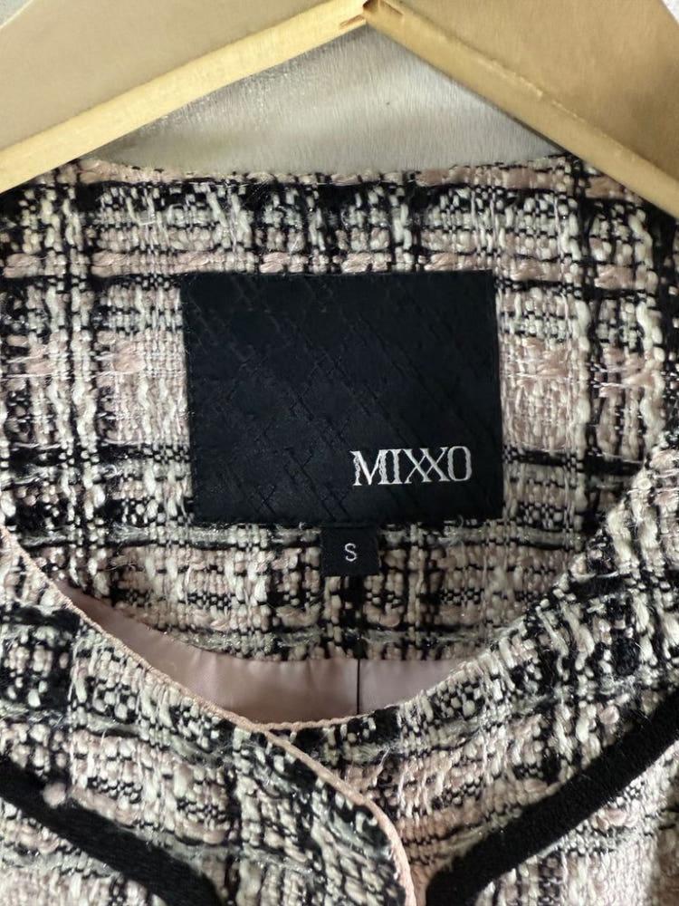 1433 [ MIXXO ] 새상품 미쏘 롱 트위드 자켓  [ SIZE 7