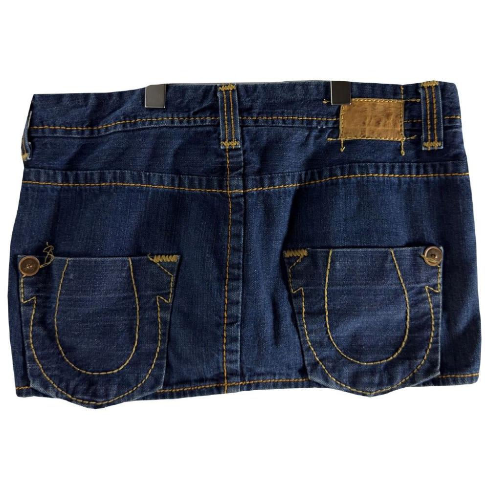 1446 트루릴리젼 미니 청스커트 [ SIZE 4