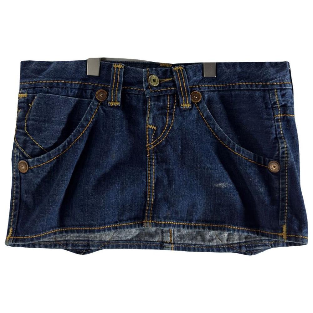 1446 트루릴리젼 미니 청스커트 [ SIZE 3