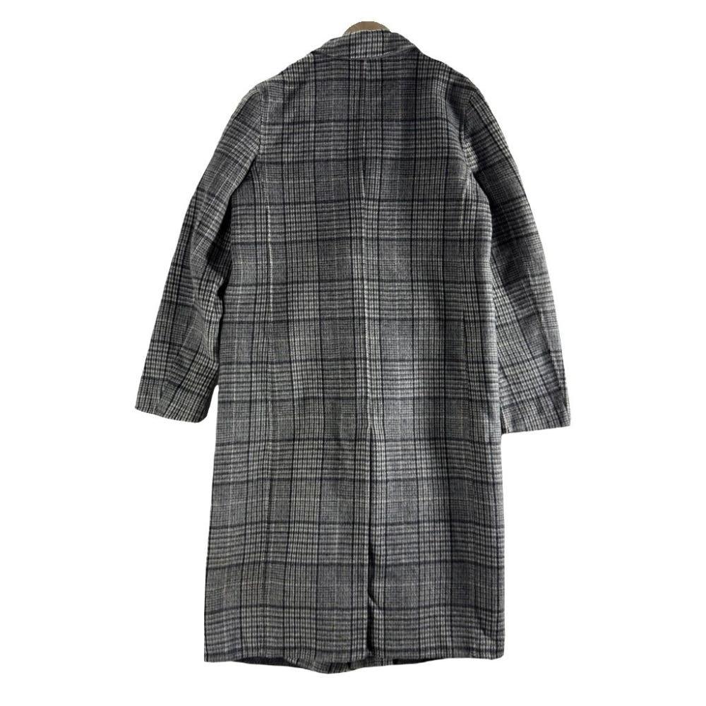 1375 [ THEORY ] 띠어리 체크 롱코트 [ SIZE 4
