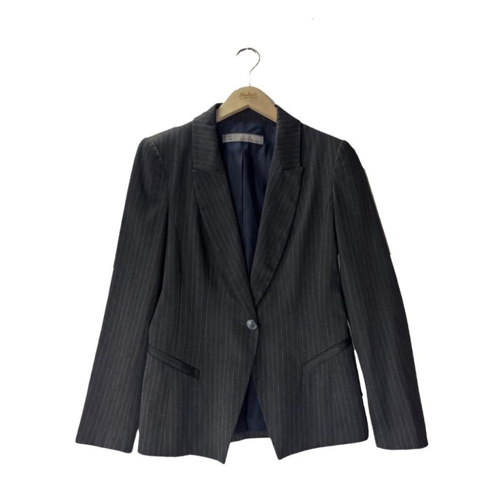 [ ZARA ] 자라 스트라이프 블레이저 [ SIZE 3