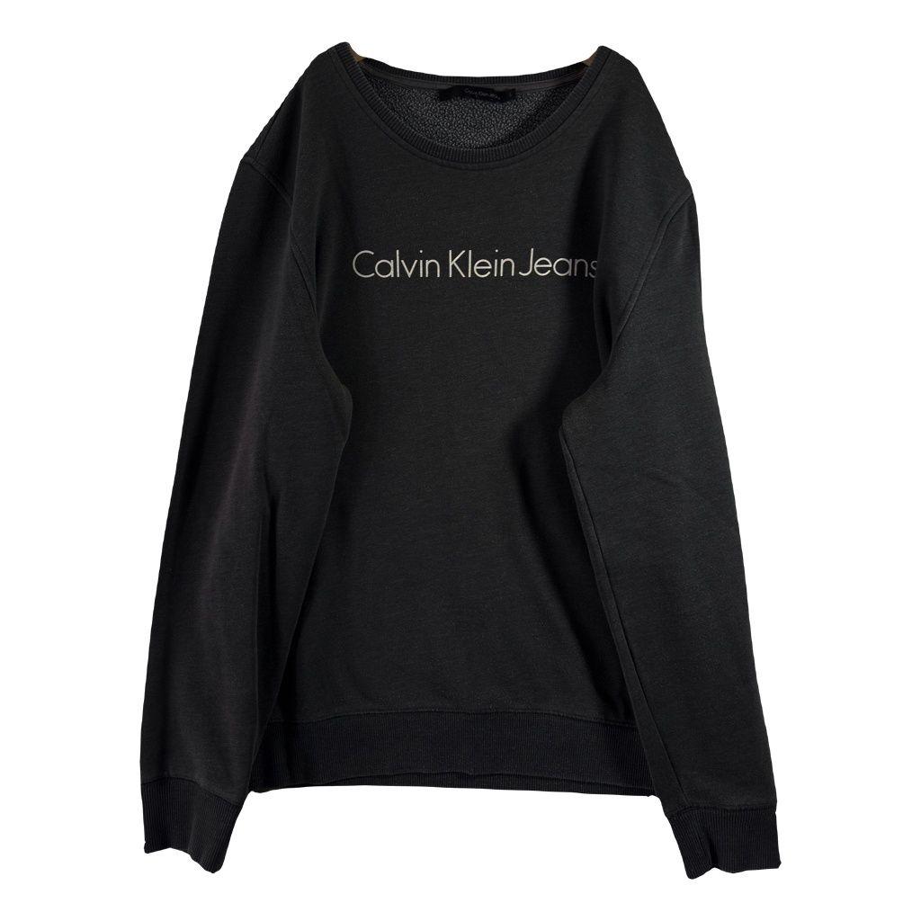 [ CALVIN KLEIN ] 캘빈클라인 기모 맨투맨 [ SIZE 2