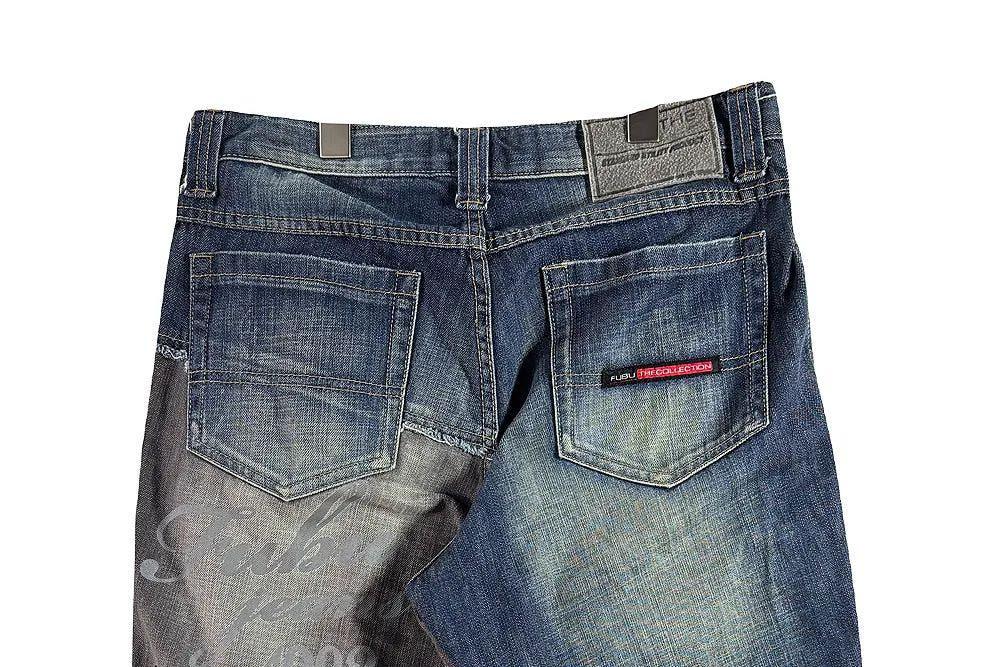 [ FUBU ] 후부 배색 프린팅 청바지 [ SIZE 7