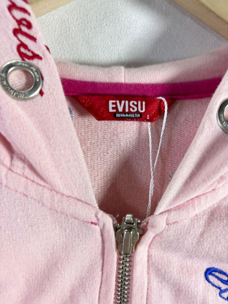 [ EVISU ] Y2K 에비수 패턴 후드집업 [ SIZE 6