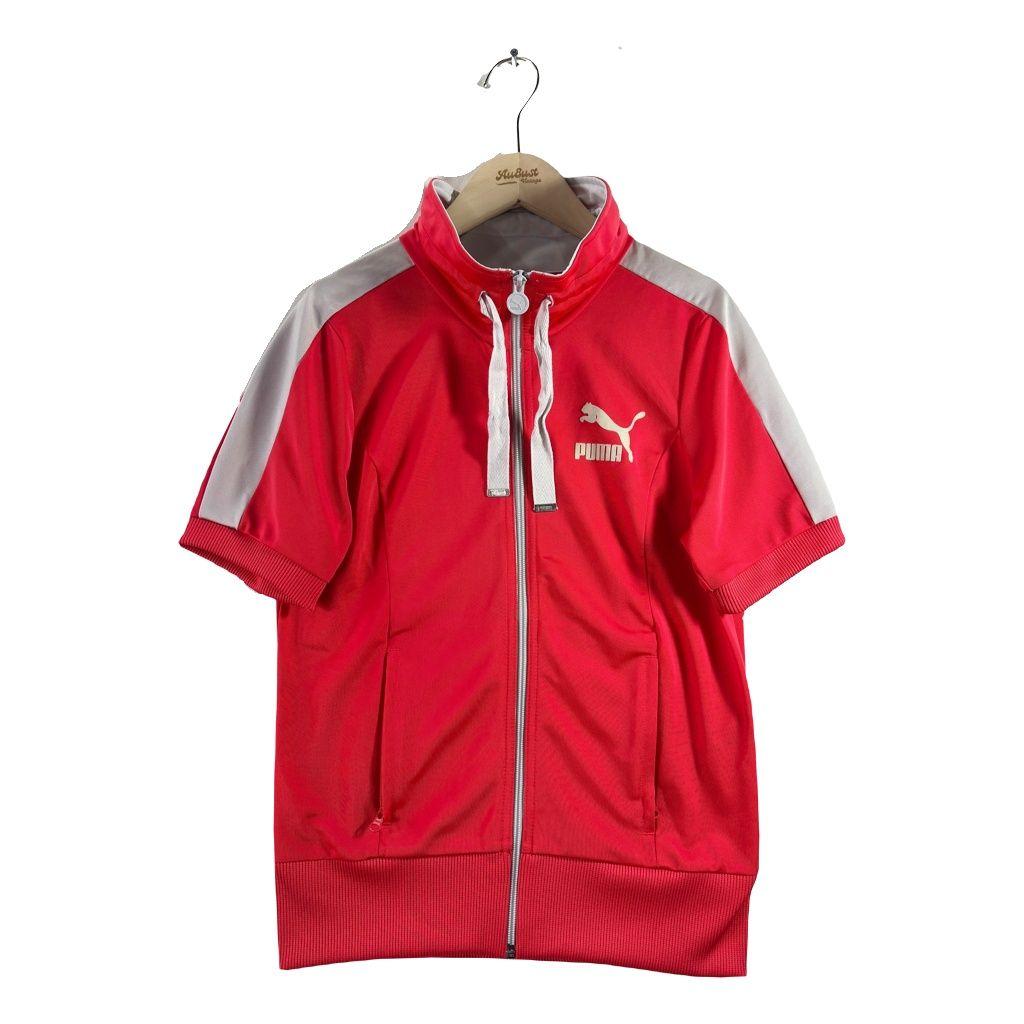 [ PUMA ] Y2K 퓨마 반팔 져지 집업 [ SIZE 2
