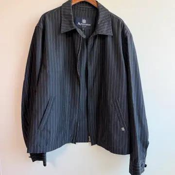 [정품] 아쿠아스큐텀(Aquascutum) 런던 핀스트라이프 울 혼방 블 2