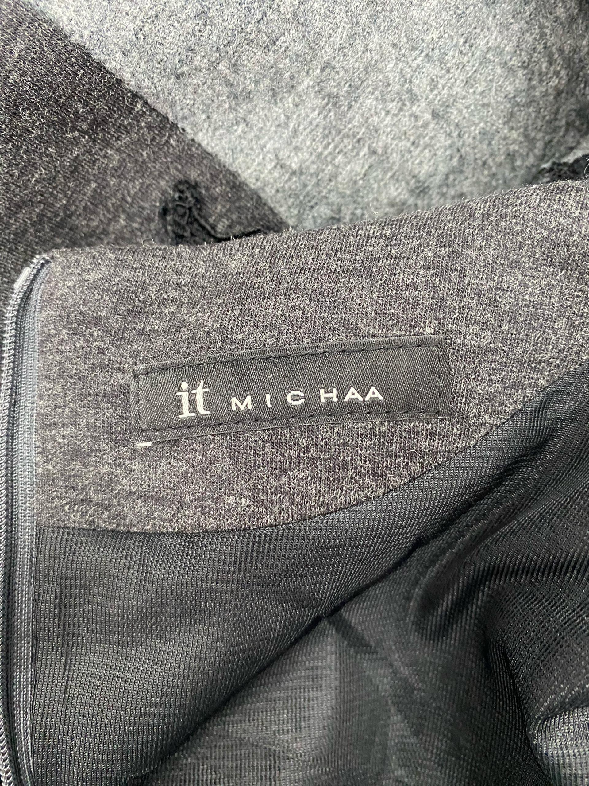 잇미샤 블랙 레이스 포인트 모직 원피스 8