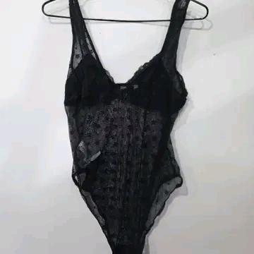 포에버21 블랙 레이스 바디수트 3
