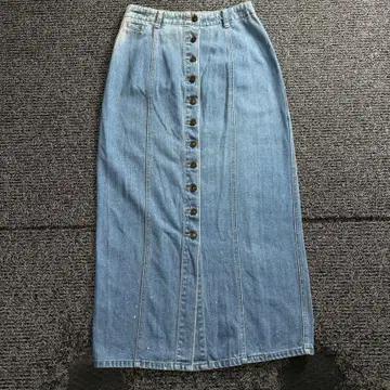 Dockers 버튼 프론트 데님 스커트 3960 3