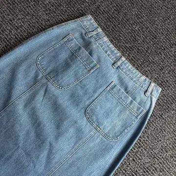 Dockers 버튼 프론트 데님 스커트 3960 7
