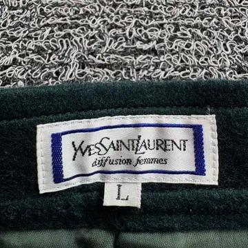 90s YSL 입생로랑 아카이브 핀턱 스커트 3966 4