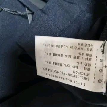 BL255 네이비 크롭 셔츠 블라우스 5