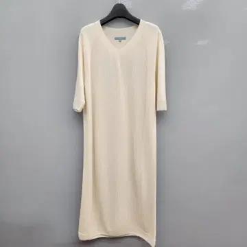 LBL 아이보리 브이넥 니트 원피스 2