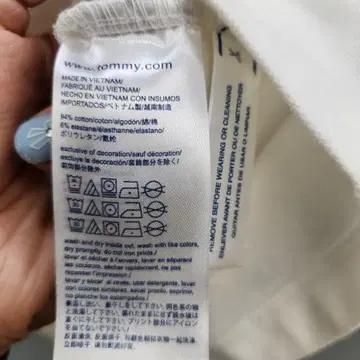 타미힐피거 화이트 카라 반팔티 8