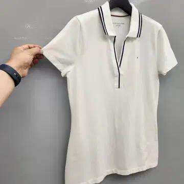 타미힐피거 화이트 카라 반팔티 6