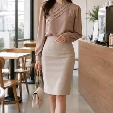 BL238사선디자인블라우스 2