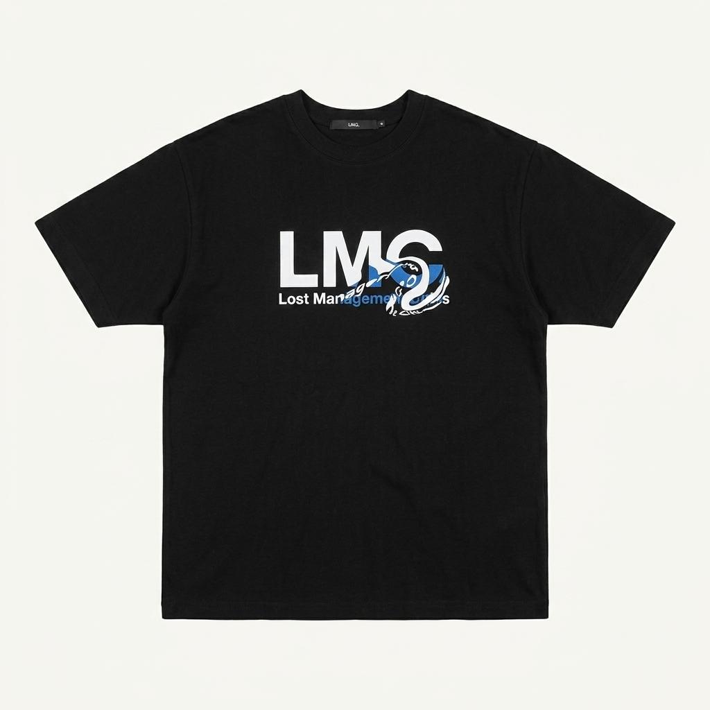 LMC 엘엠씨 빅 로고 반팔 티셔츠 블랙 1