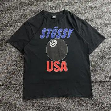 스투시 USA 피그먼트 타이드 에잇볼 빅로고 티셔츠 4015 3