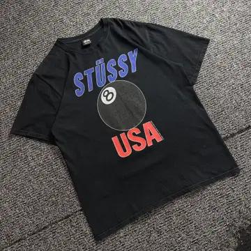 스투시 USA 피그먼트 타이드 에잇볼 빅로고 티셔츠 4015 2