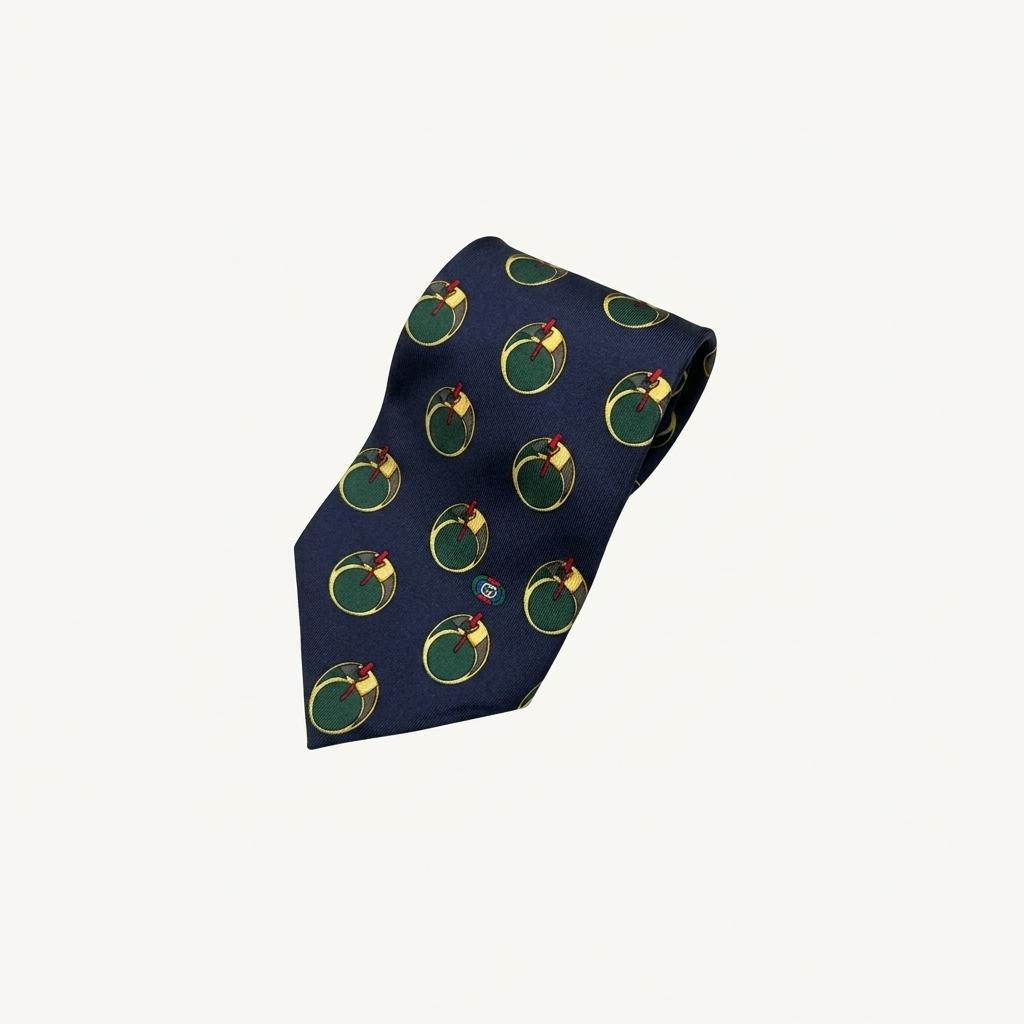 Gucci 구찌 빈티지 로고 넥타이 1
