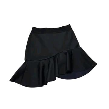 Lucky Chouette 럭키 슈에뜨 비대칭 러플 미니 스커트 2